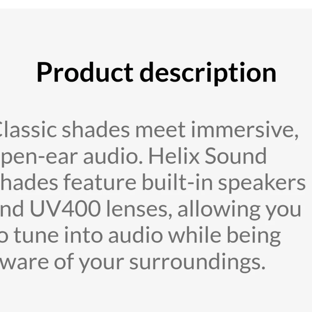 Surround Sound Sunglasses BRAND NEW ☆with the 🏷tags!